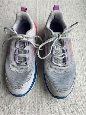 Under Armour Kids Gray, Purple & Blue Sneakers